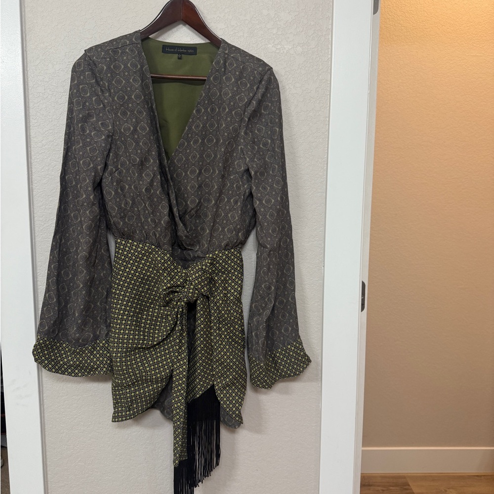 House of Harlow 1960 Geo Multi Wrap Dress - Picture 4 of 7